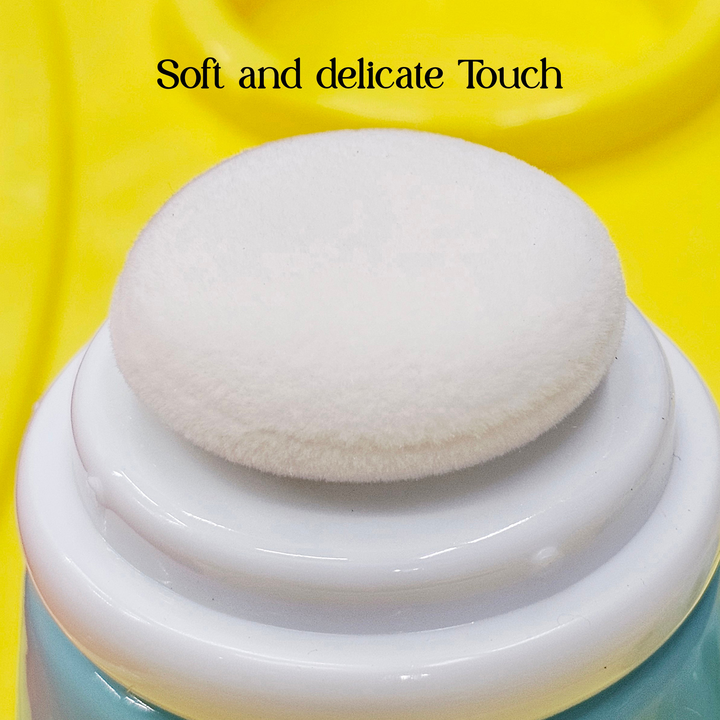 After Bath Puff - Cartoon Bear Powder Puff Case For Kids